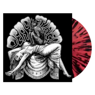 Dead Tired - Dead Tired (neon coral w/black splatter w/bonus 7") (10th ann.) LP